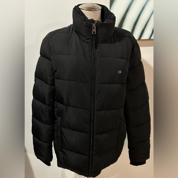 Calvin Klein Wind & Water Resistant Full Zip Men's Winter Coat - Picture 1 of 13